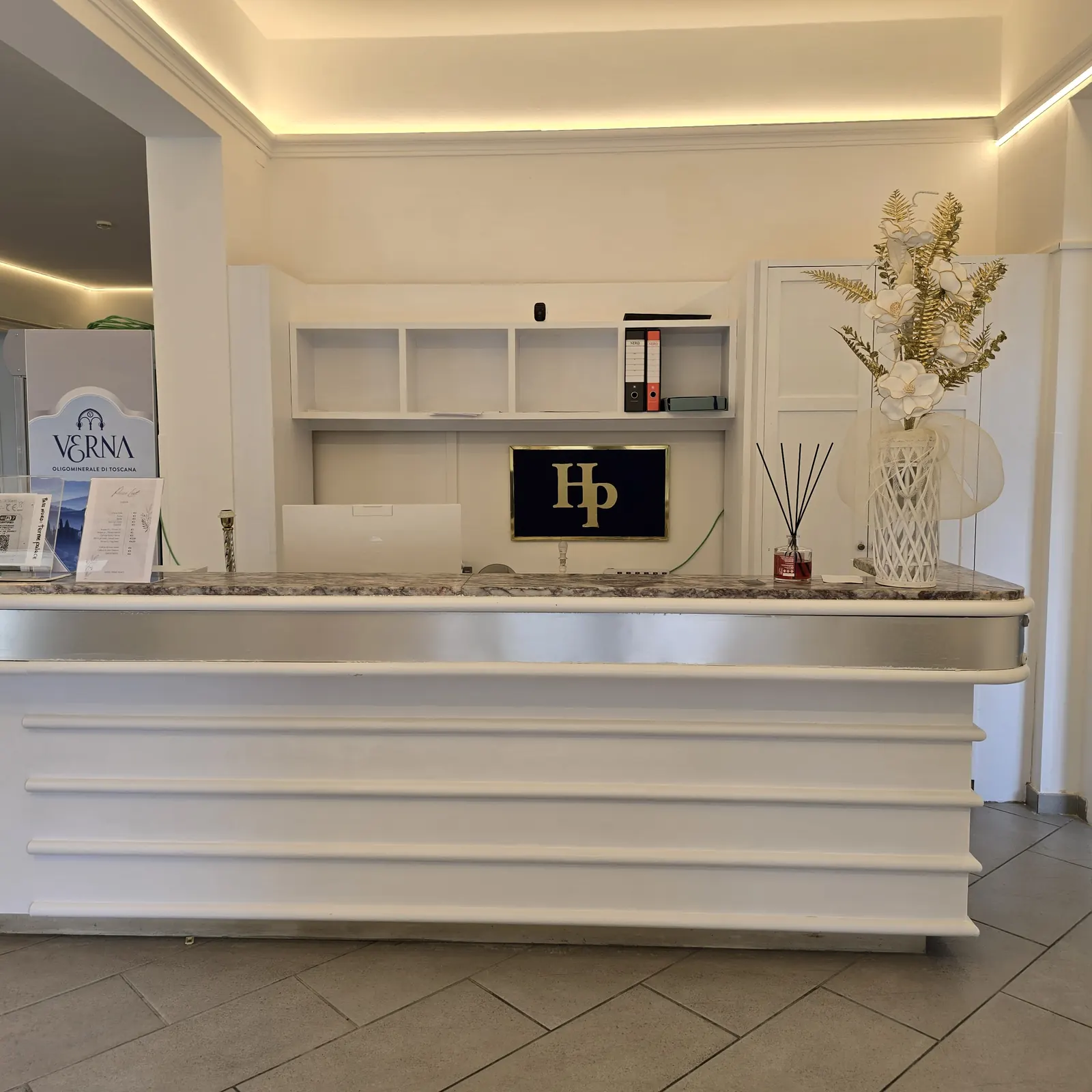 Reception del Terme Palace Hotel